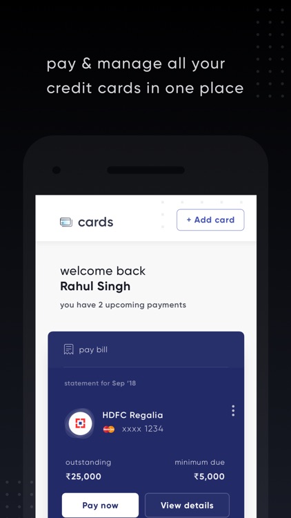 CRED - Pay credit card bills