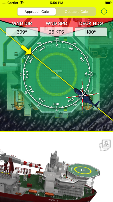 Offshore Safe Approach Calc screenshot 2