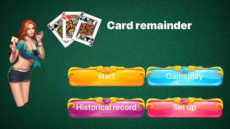 Card remainder