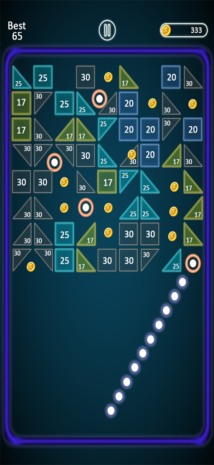 Bounce Balls Bricks Breaker