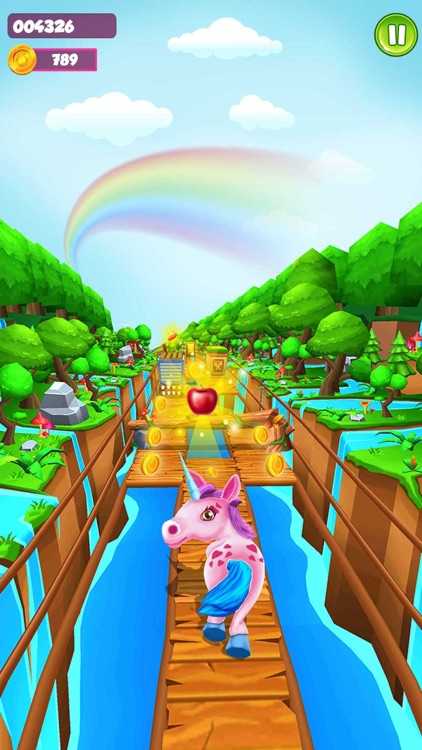 Unicorn Run Rush: Endless Game screenshot-3