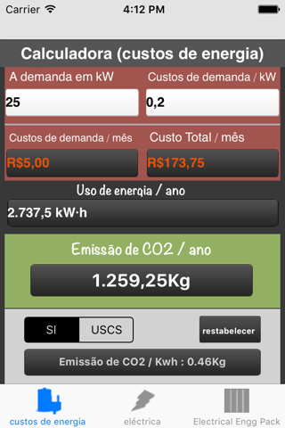 Energy Cost Calculator screenshot 3