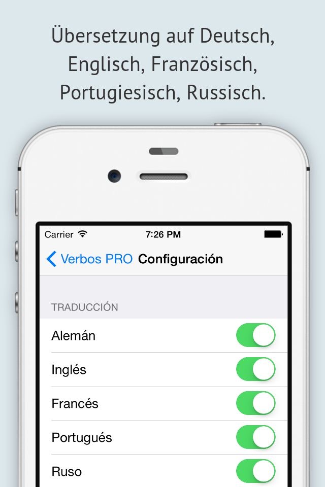 10.000 verbos en español PRO screenshot 2