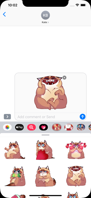 Kooky Cat Stickers HD(圖1)-速報App