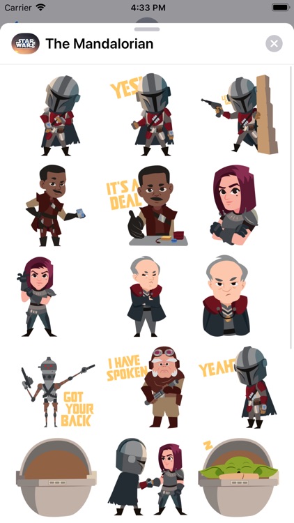 The Mandalorian Stickers screenshot-3