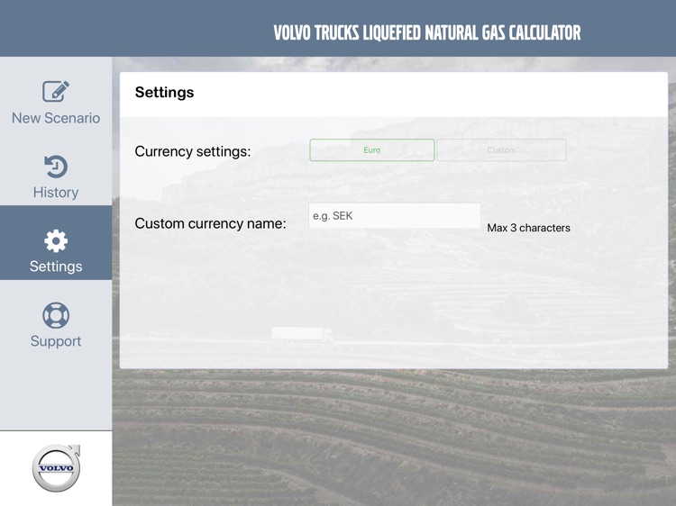 Volvo Trucks LNG Calculator