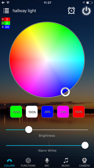 DALS wifi RGBW screenshot 2