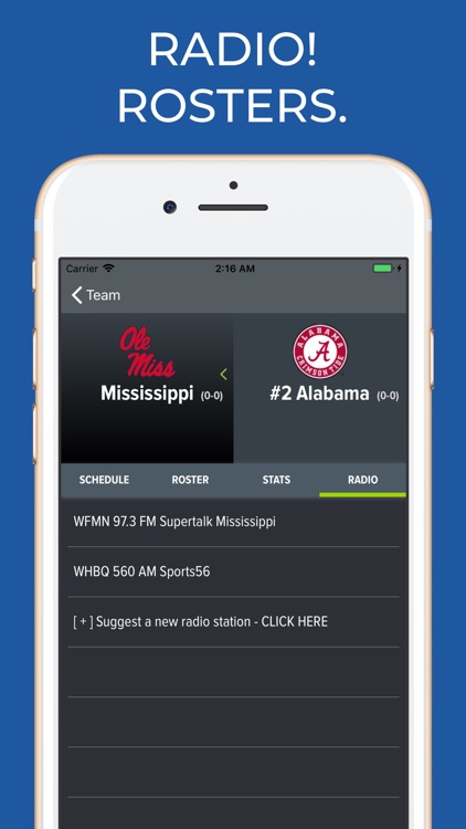 Mississippi Football Schedules