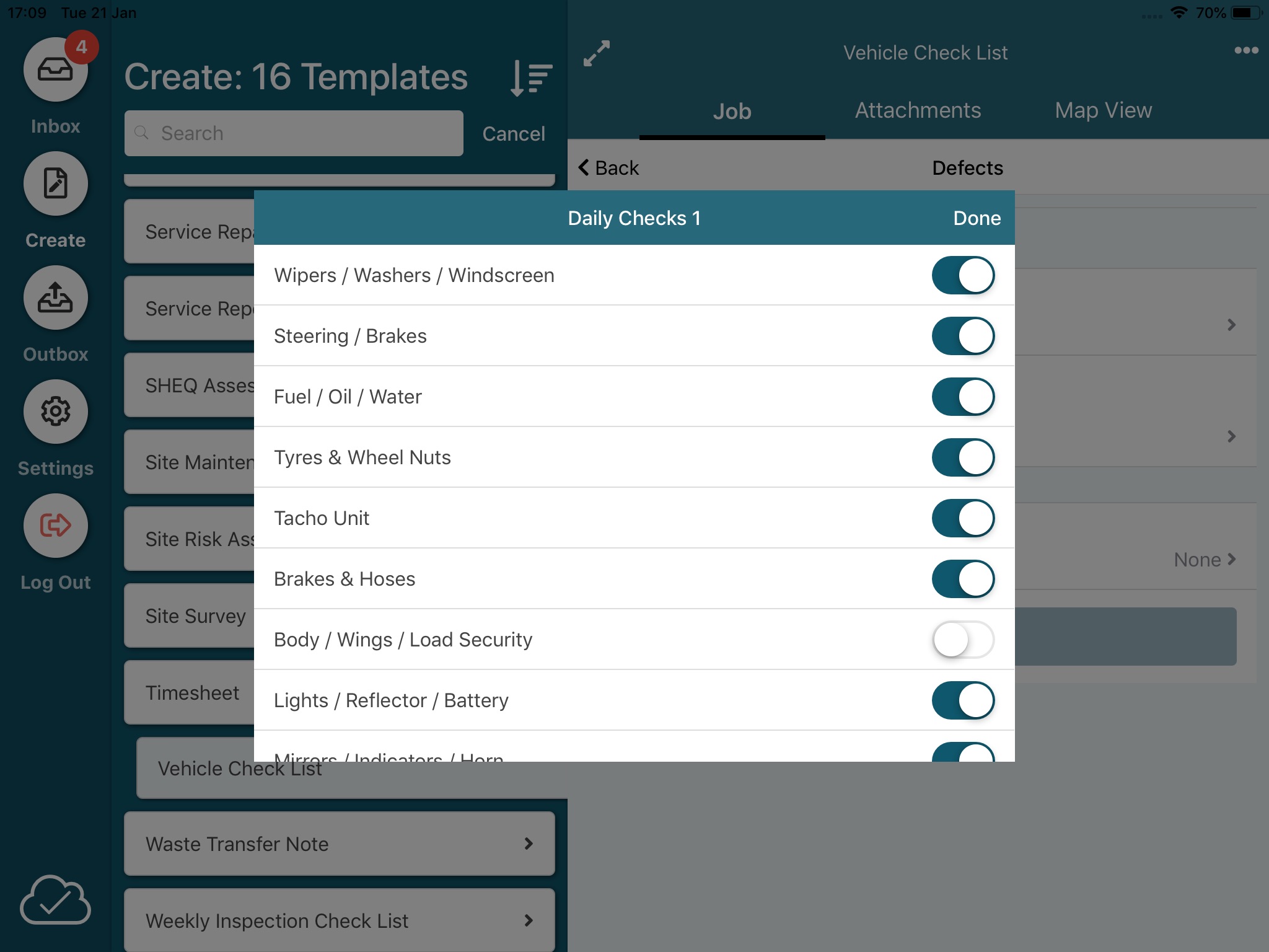 Footprint Workflow Management screenshot 4