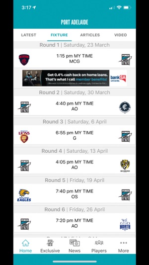 Port Adelaide Official App(圖5)-速報App