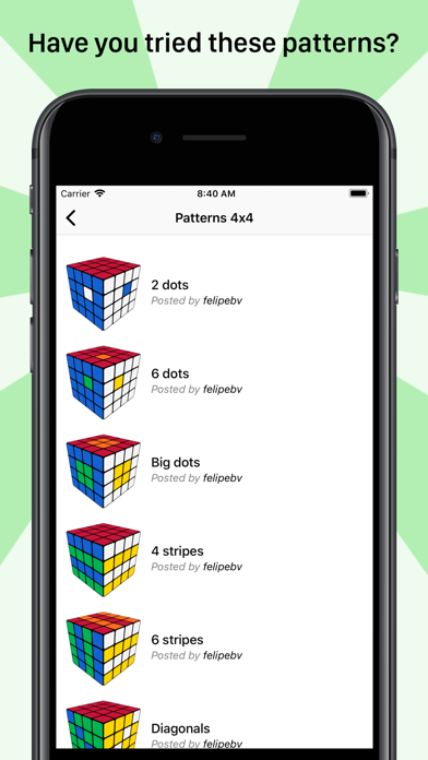 Patterns for Magic Cube screenshot 3