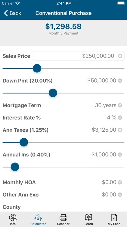 Loan Officer Tool