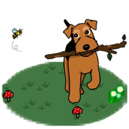Cute Welsh Terrier Dog Sticker
