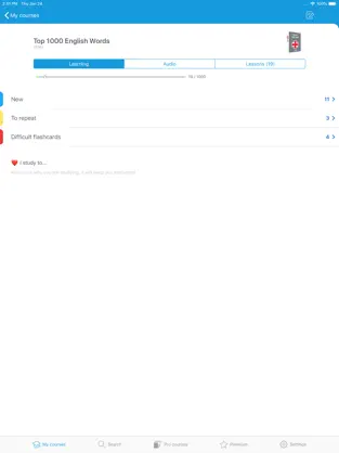 Screenshot 1 Aprende idiomas - Voc App iphone