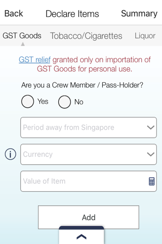 Customs@SG screenshot 3
