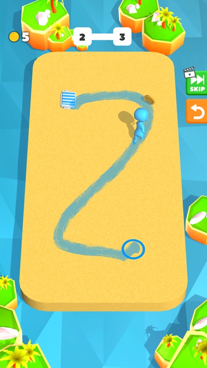 Draw Path: Beach Run