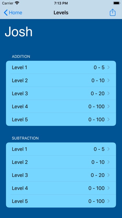 Math Tracker