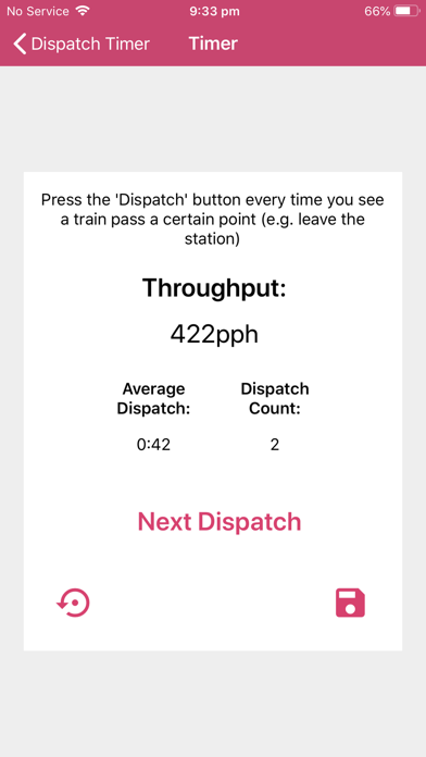 Dispatch Timer screenshot 2