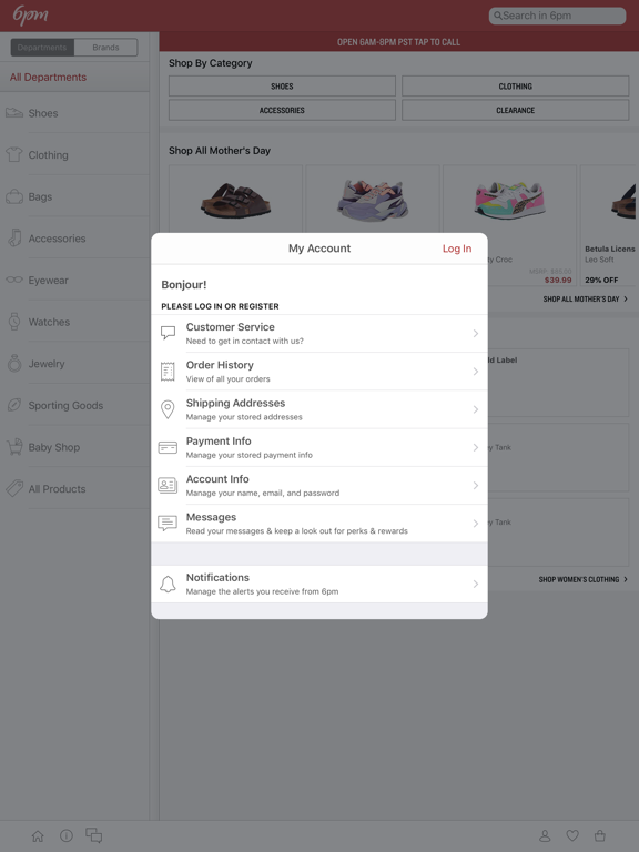6pm - Shoe and Clothing Deals screenshot