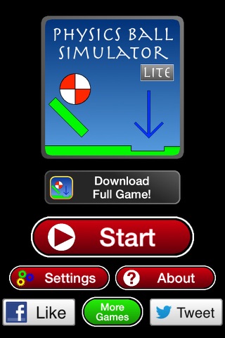 Physics Ball Simulator Lite - náhled