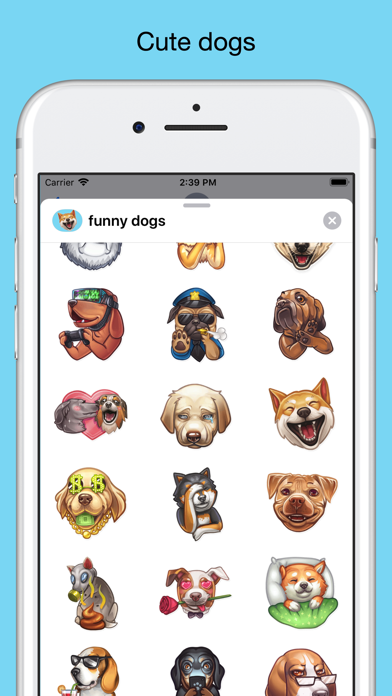 Dog Emoji & Stickers puppy screenshot 2