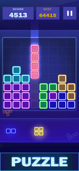 Glow Block Puzzle Legend(圖1)-速報App