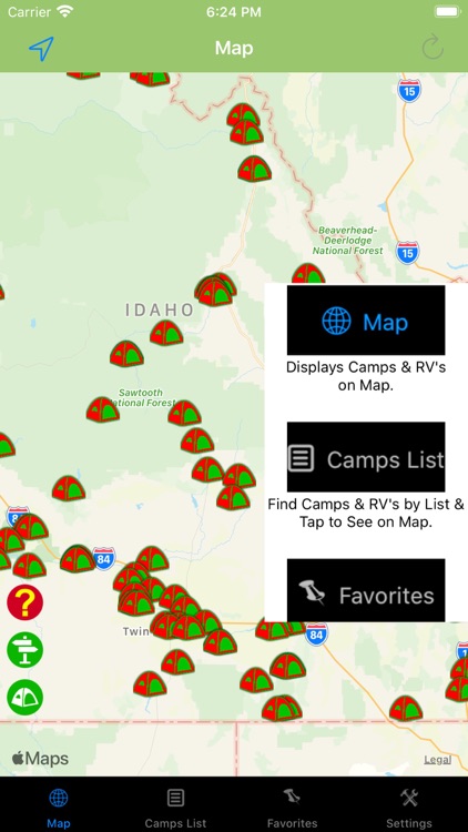 Idaho – Camping & RV spots