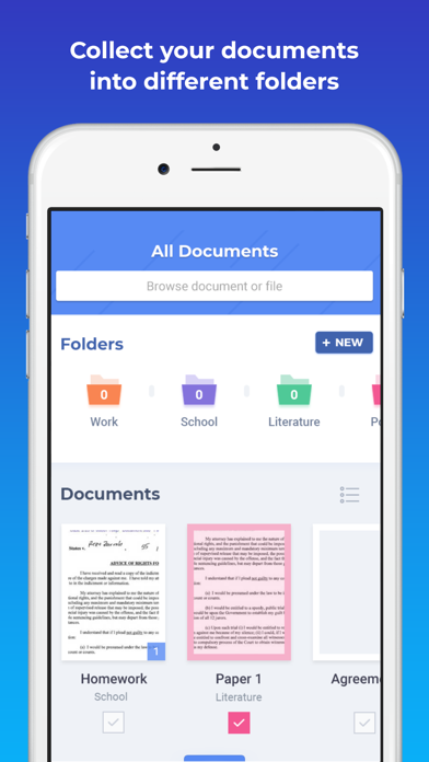 fitScanner - Document Scanner screenshot 2