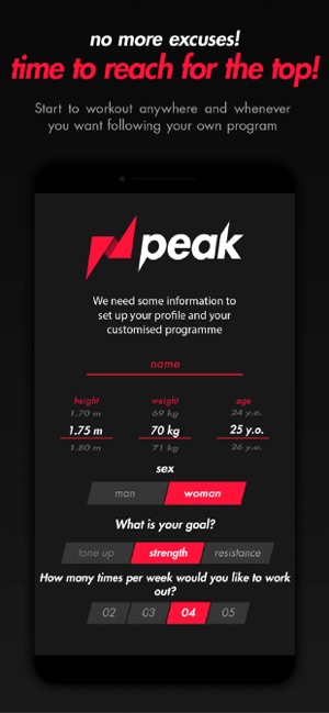 PEAK - Bodyweight Workout(圖1)-速報App