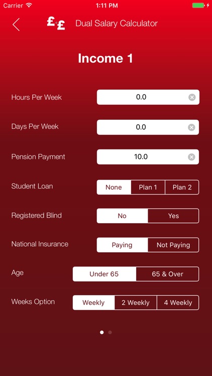 UK Dual Salary Calculator screenshot-3