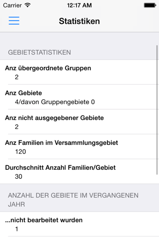 Gebietsverwaltung screenshot 2