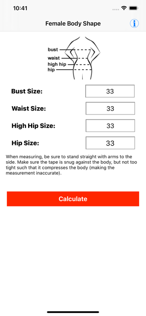 Female Body Shapes Calculation(圖3)-速報App