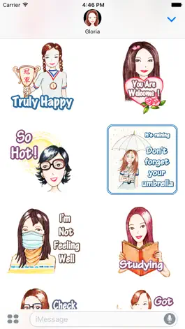 Game screenshot Come On Girls Daily Stickers apk