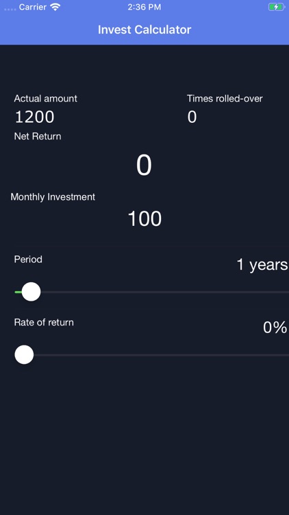 Invest Calculator