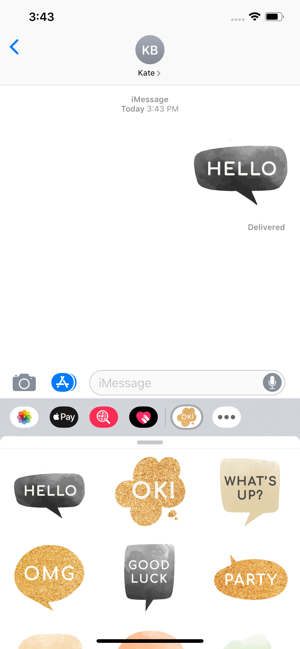 Watercolor Texts Stickers(圖1)-速報App