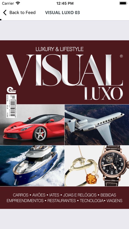 Revista Visual Luxo