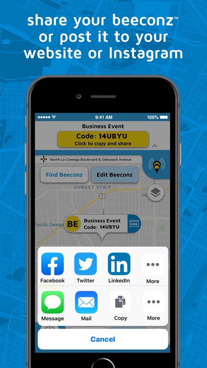 Beeconz - Set, Share, Find.