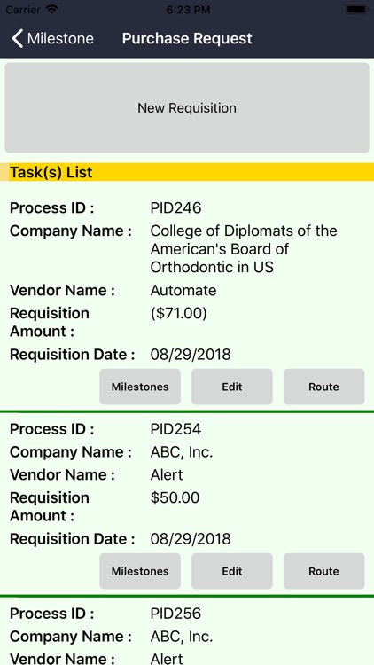 PN3 Requisitions V2018 X