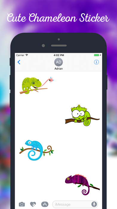 How to cancel & delete Chameleon Stickers from iphone & ipad 4