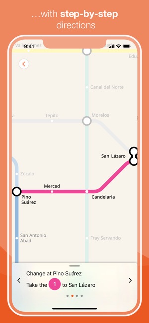 Mexico City Metro Map(圖4)-速報App