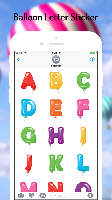 How to cancel & delete Balloon Letters Sticker from iphone & ipad 3