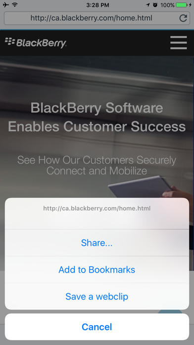 How to cancel & delete BlackBerry Access from iphone & ipad 1