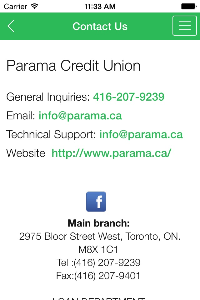 Parama Credit Union screenshot 2
