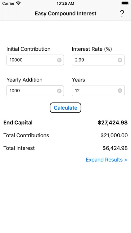 Easy Compound Interest