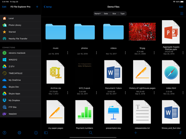 ‎FE File Explorer Pro Screenshot