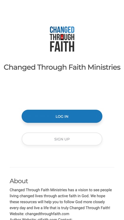 Changed Through Faith