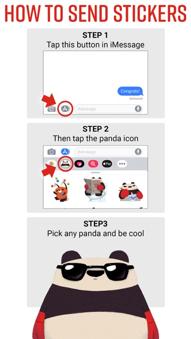 Punching Pandas Stickers screenshot 2