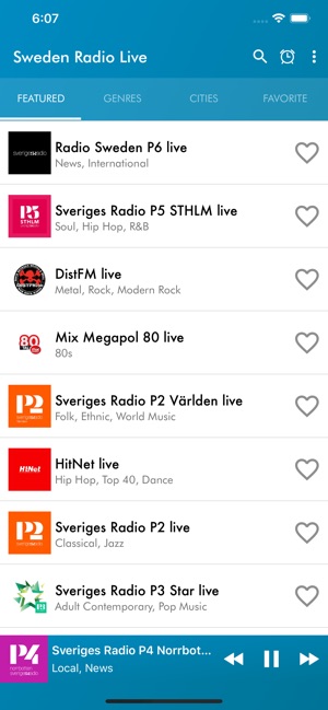 Sweden Radio Live(圖1)-速報App