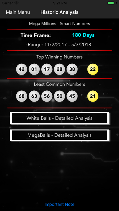 Mega Millions - Smart Numbers screenshot 3