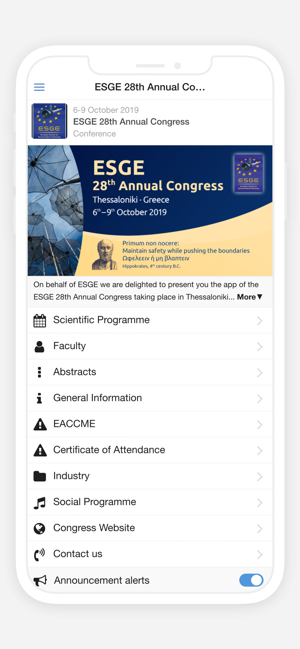 ESGE Congress 2019(圖2)-速報App